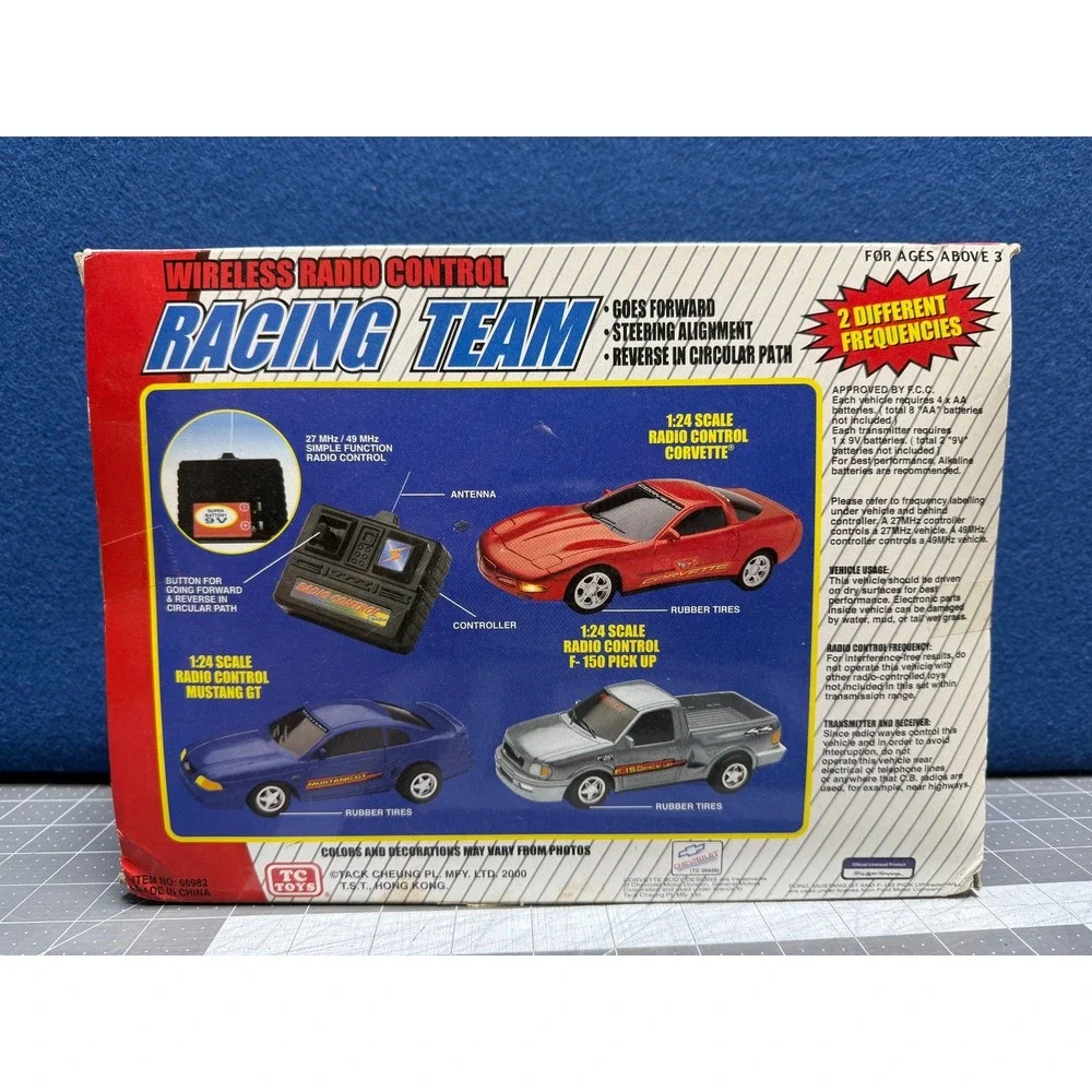 2 Ford F-150 Pick Up Wireless Radio Remote‎ Control Unused Racing Team